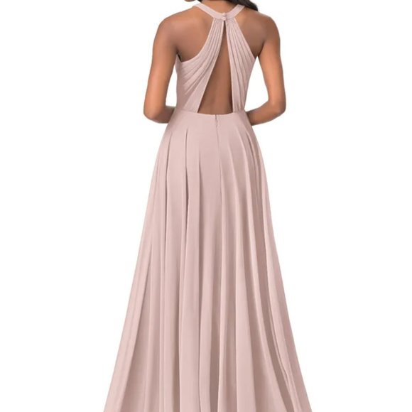 COPY - Azazie Amalfi Dress - Color: Dusty Rose - Size: 8  but altered - Picture 2 of 3